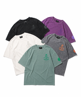 EMBLEM EMBROIDERED WASHED S/S TEE | PW260701