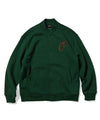 "P" LOGO SWEAT JACKET DARK GREEN | PW22AW01